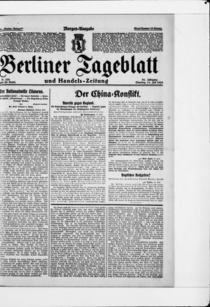 Berliner Tageblatt und Handels-Zeitung vom 14.07.1925