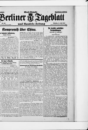 Berliner Tageblatt und Handels-Zeitung on Jul 14, 1925