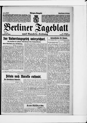 Berliner Tageblatt und Handels-Zeitung vom 17.07.1925