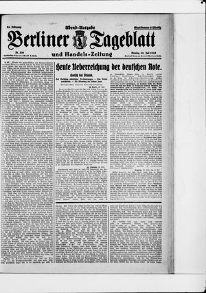 Berliner Tageblatt und Handels-Zeitung vom 20.07.1925