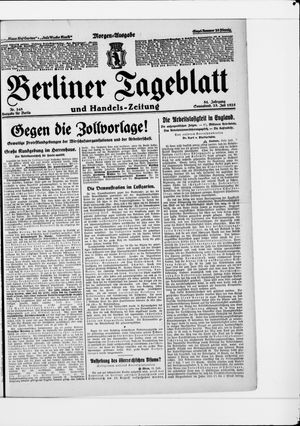 Berliner Tageblatt und Handels-Zeitung vom 25.07.1925