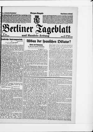 Berliner Tageblatt und Handels-Zeitung vom 29.07.1925