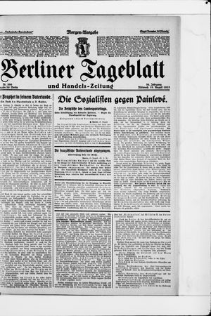 Berliner Tageblatt und Handels-Zeitung on Aug 19, 1925