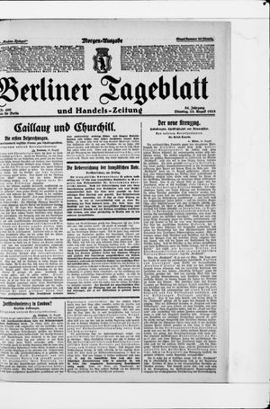 Berliner Tageblatt und Handels-Zeitung vom 25.08.1925