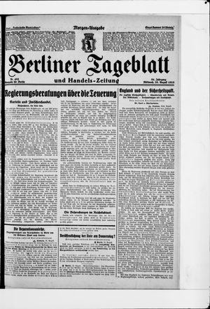 Berliner Tageblatt und Handels-Zeitung vom 26.08.1925