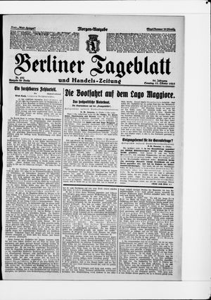Berliner Tageblatt und Handels-Zeitung vom 11.10.1925