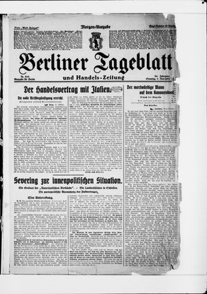 Berliner Tageblatt und Handels-Zeitung on Nov 1, 1925