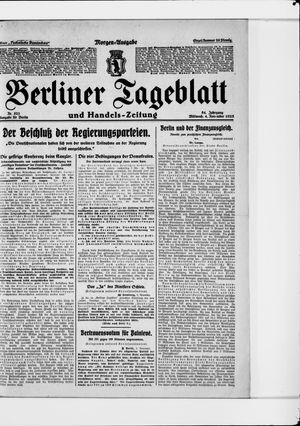 Berliner Tageblatt und Handels-Zeitung vom 04.11.1925