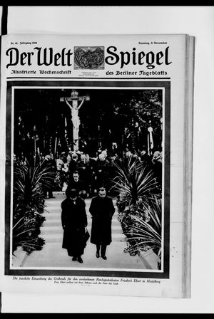 Berliner Tageblatt und Handels-Zeitung on Nov 8, 1925
