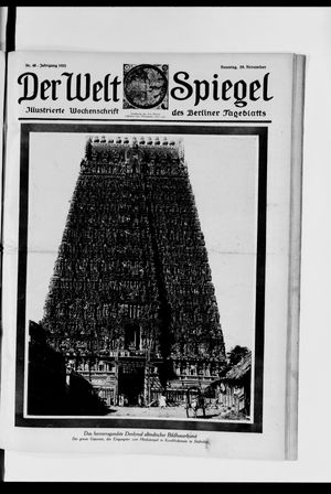 Berliner Tageblatt und Handels-Zeitung vom 29.11.1925