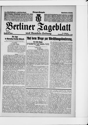 Berliner Tageblatt und Handels-Zeitung on Dec 19, 1925