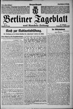 Berliner Tageblatt und Handels-Zeitung vom 07.01.1926