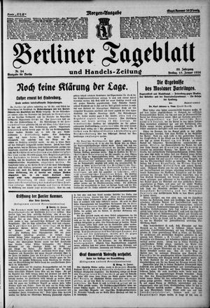 Berliner Tageblatt und Handels-Zeitung vom 15.01.1926