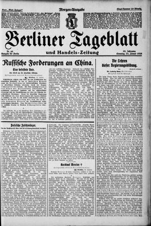 Berliner Tageblatt und Handels-Zeitung vom 24.01.1926