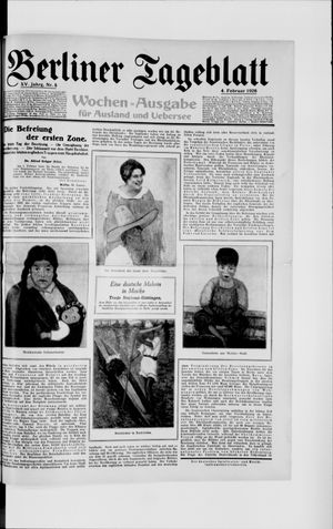 Berliner Tageblatt und Handels-Zeitung on Feb 4, 1926