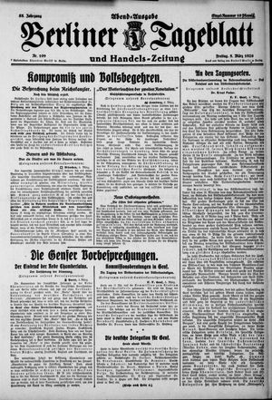 Berliner Tageblatt und Handels-Zeitung on Mar 5, 1926