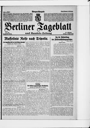 Berliner Tageblatt und Handels-Zeitung vom 09.04.1926
