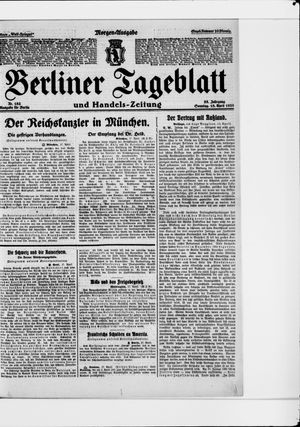Berliner Tageblatt und Handels-Zeitung vom 18.04.1926