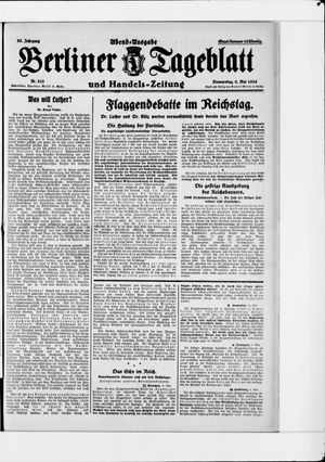 Berliner Tageblatt und Handels-Zeitung vom 06.05.1926