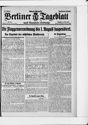 Berliner Tageblatt und Handels-Zeitung vom 11.05.1926