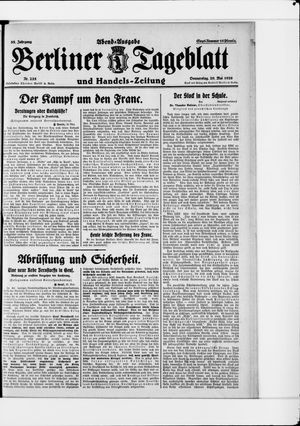 Berliner Tageblatt und Handels-Zeitung vom 20.05.1926