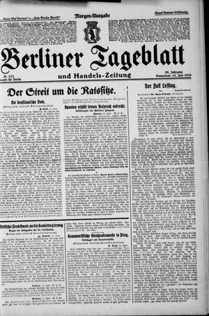 Berliner Tageblatt und Handels-Zeitung vom 12.06.1926