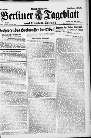 Berliner Tageblatt und Handels-Zeitung vom 25.06.1926