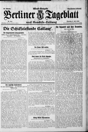 Berliner Tageblatt und Handels-Zeitung vom 06.07.1926
