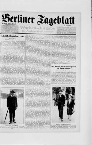 Berliner Tageblatt und Handels-Zeitung vom 08.07.1926