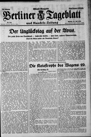 Berliner Tageblatt und Handels-Zeitung vom 12.07.1926