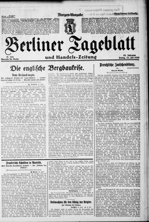 Berliner Tageblatt und Handels-Zeitung vom 16.07.1926