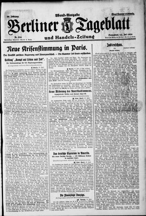 Berliner Tageblatt und Handels-Zeitung vom 17.07.1926