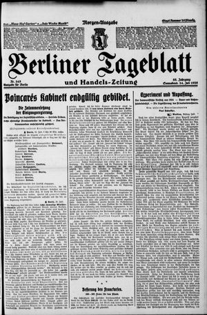 Berliner Tageblatt und Handels-Zeitung vom 24.07.1926