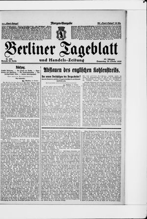 Berliner Tageblatt und Handels-Zeitung vom 28.10.1926
