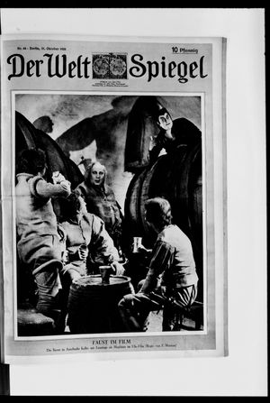 Berliner Tageblatt und Handels-Zeitung vom 31.10.1926