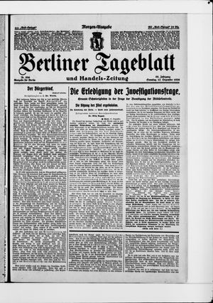 Berliner Tageblatt und Handels-Zeitung vom 12.12.1926