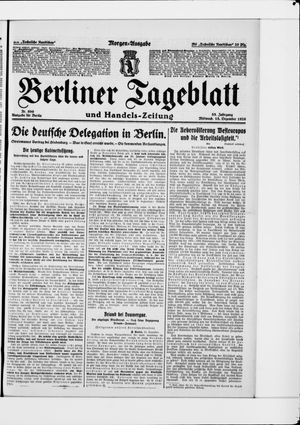 Berliner Tageblatt und Handels-Zeitung on Dec 15, 1926