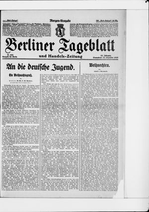 Berliner Tageblatt und Handels-Zeitung vom 25.12.1926
