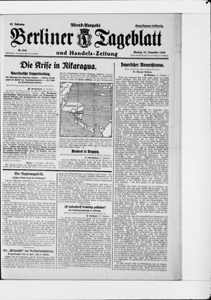 Berliner Tageblatt und Handels-Zeitung vom 27.12.1926