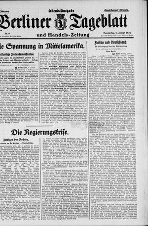 Berliner Tageblatt und Handels-Zeitung vom 06.01.1927
