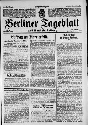 Berliner Tageblatt und Handels-Zeitung on Jan 16, 1927