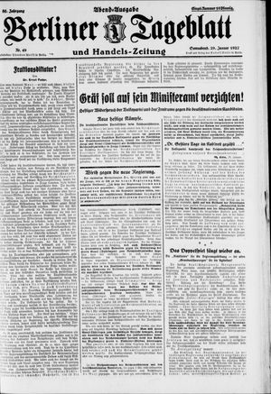 Berliner Tageblatt und Handels-Zeitung on Jan 29, 1927