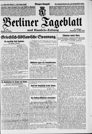 Berliner Tageblatt und Handels-Zeitung vom 05.03.1927