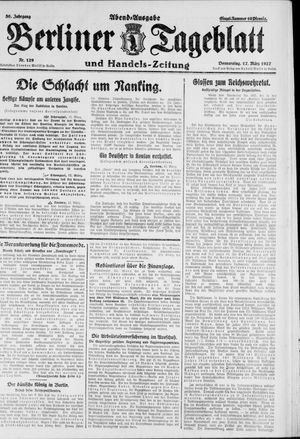 Berliner Tageblatt und Handels-Zeitung vom 17.03.1927