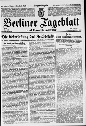 Berliner Tageblatt und Handels-Zeitung vom 26.03.1927