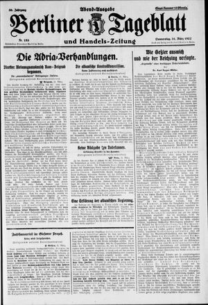 Berliner Tageblatt und Handels-Zeitung vom 31.03.1927