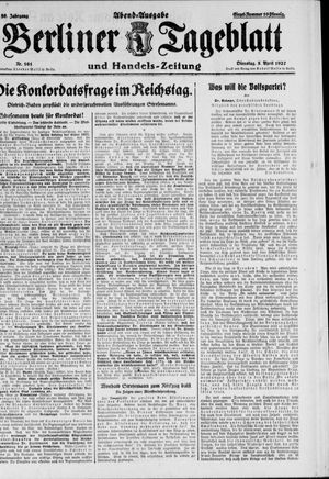 Berliner Tageblatt und Handels-Zeitung on Apr 5, 1927