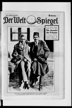 Berliner Tageblatt und Handels-Zeitung vom 10.04.1927