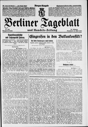 Berliner Tageblatt und Handels-Zeitung vom 23.04.1927