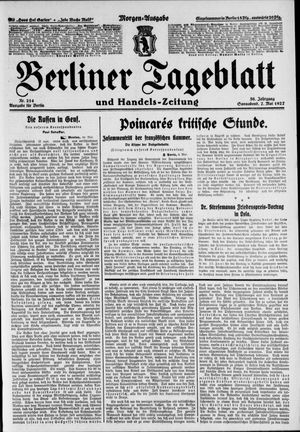 Berliner Tageblatt und Handels-Zeitung vom 07.05.1927